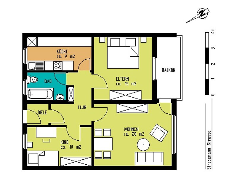 3-Zimmer Wohnung in Wuppertal