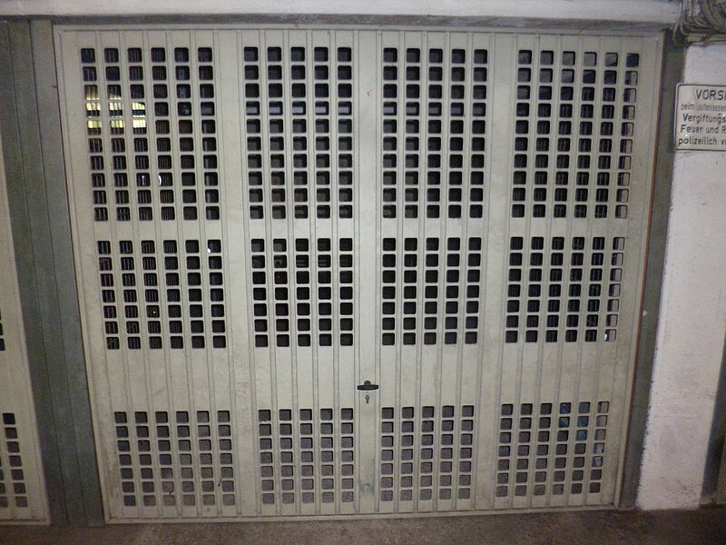 Tiefgarageneinstellbox abschließbar in Tiefgarage
