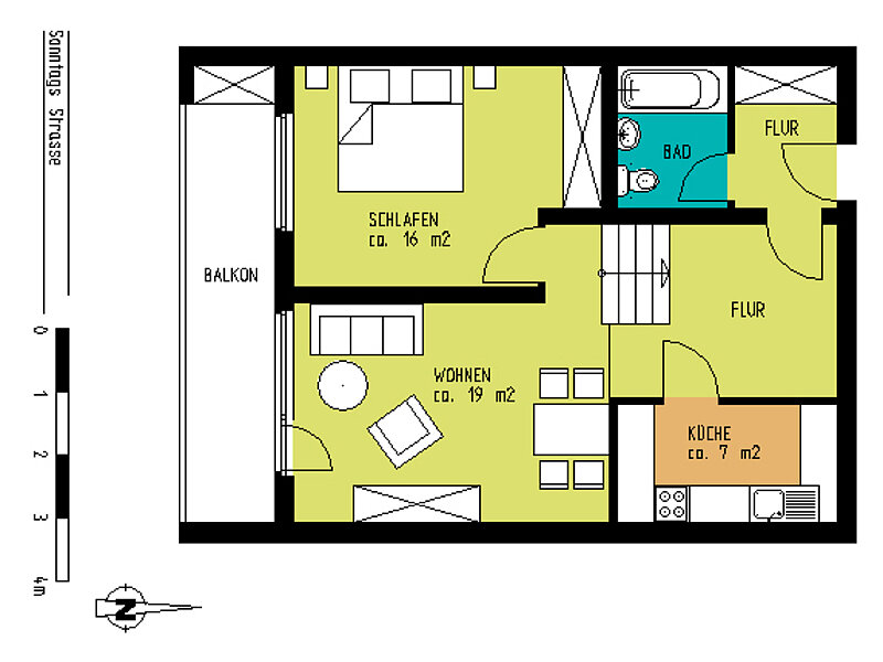 Charmante 2-Zimmer-Wohnung