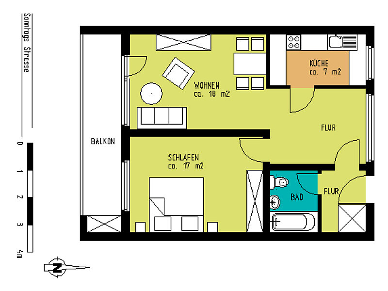 Praktische 2-Zimmer-Wohnung in Wuppertal